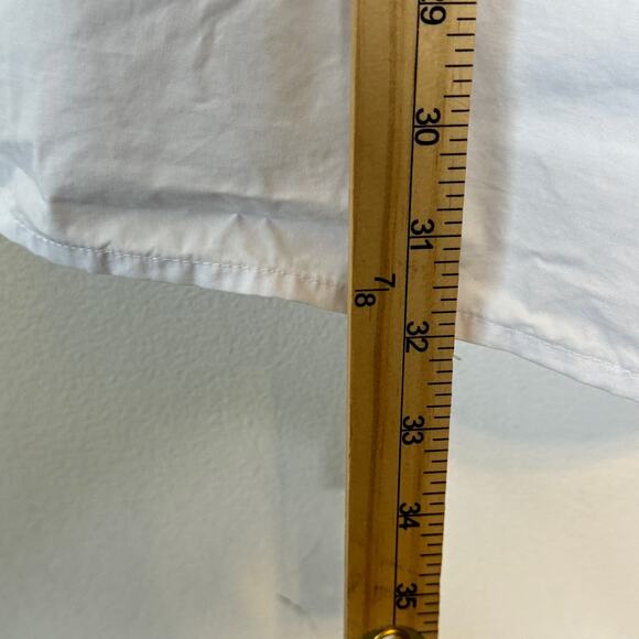 English Factory Dress Women Medium White Rainbow Stripe Poplin Mini Clean Girl - Picture 11 of 11